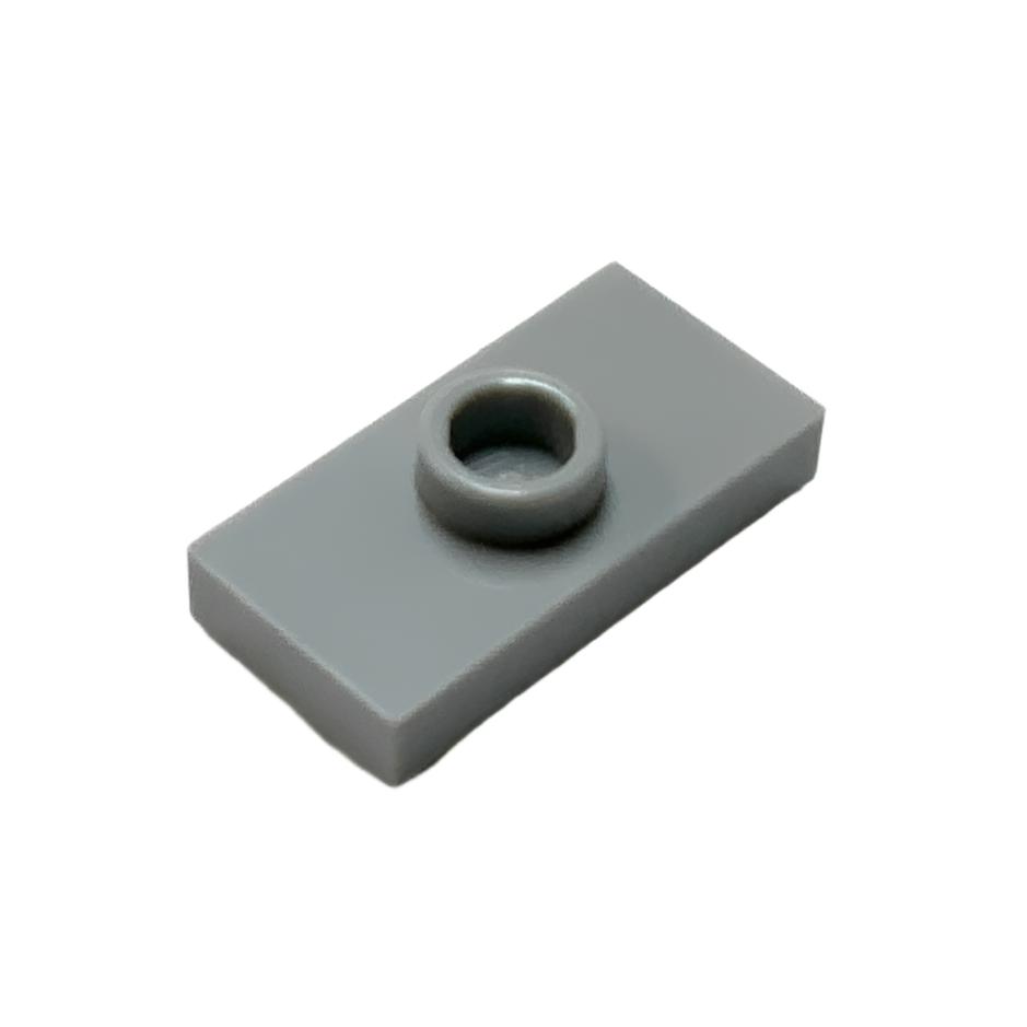 Plate, Modified 1 x 2 with 1 Stud with Groove and Bottom Stud Holder (Jumper), Part# 15573