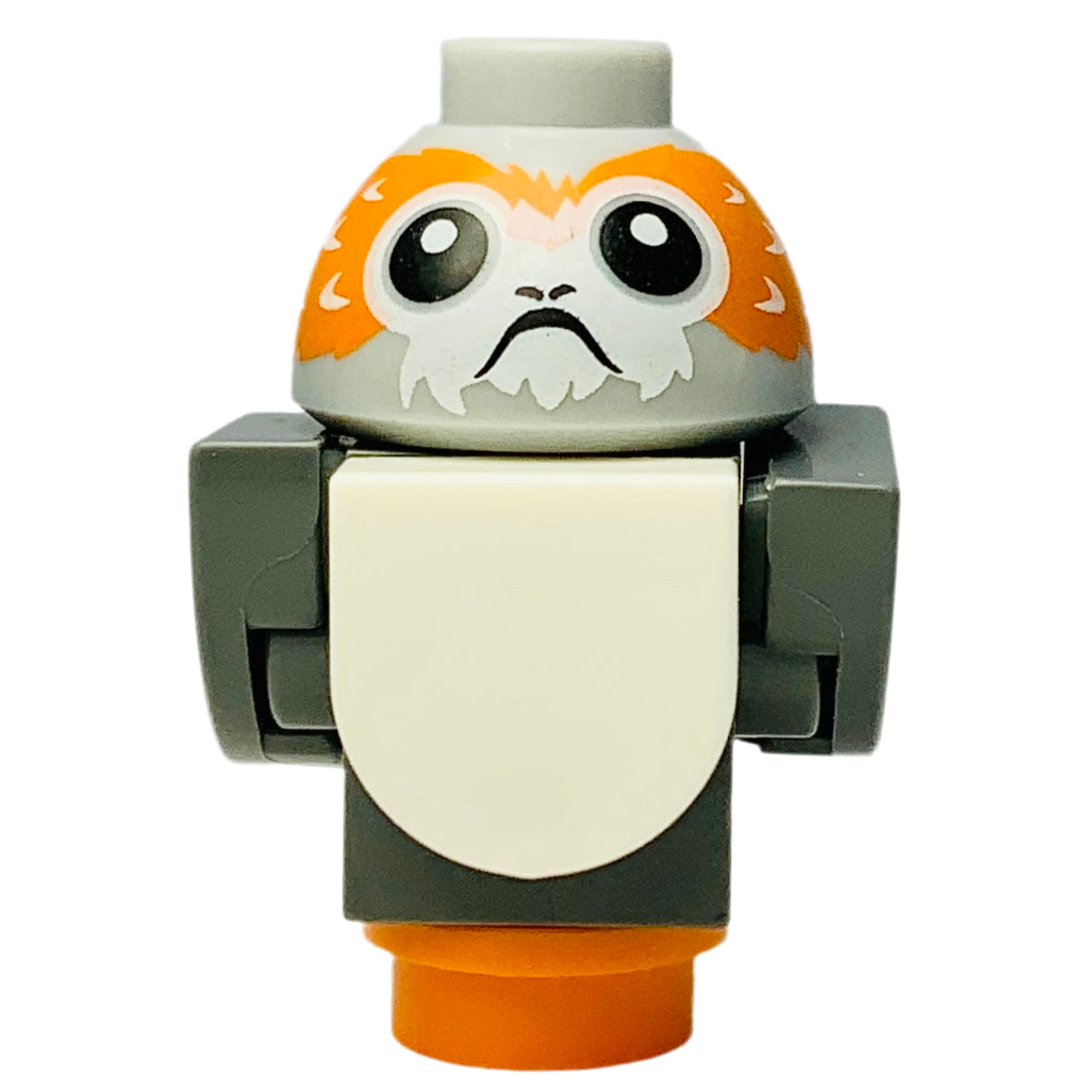 Porg - Dark Bluish Gray Body, Wings and Tail, Porg02 - LEGO® Star Wars Minifigure