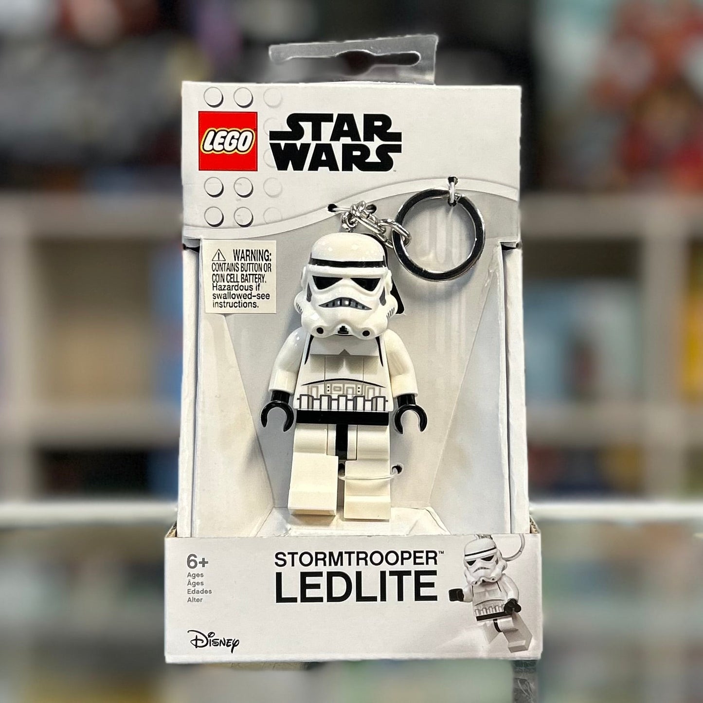LEGO® Stormtrooper Keychain LED Light 3” - Boxed Version