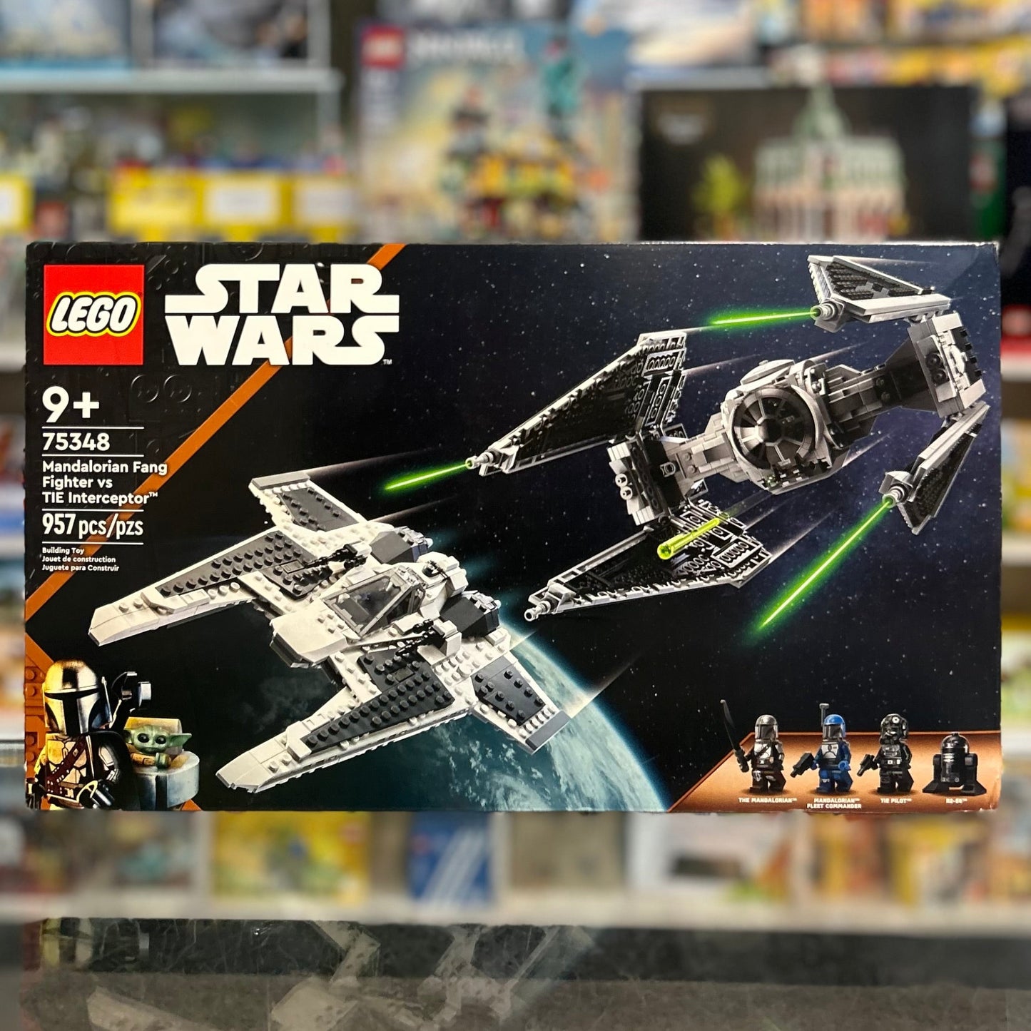 75348 - Mandalorian Fang Fighter vs. TIE Interceptor - EMPTY BOX ONLY
