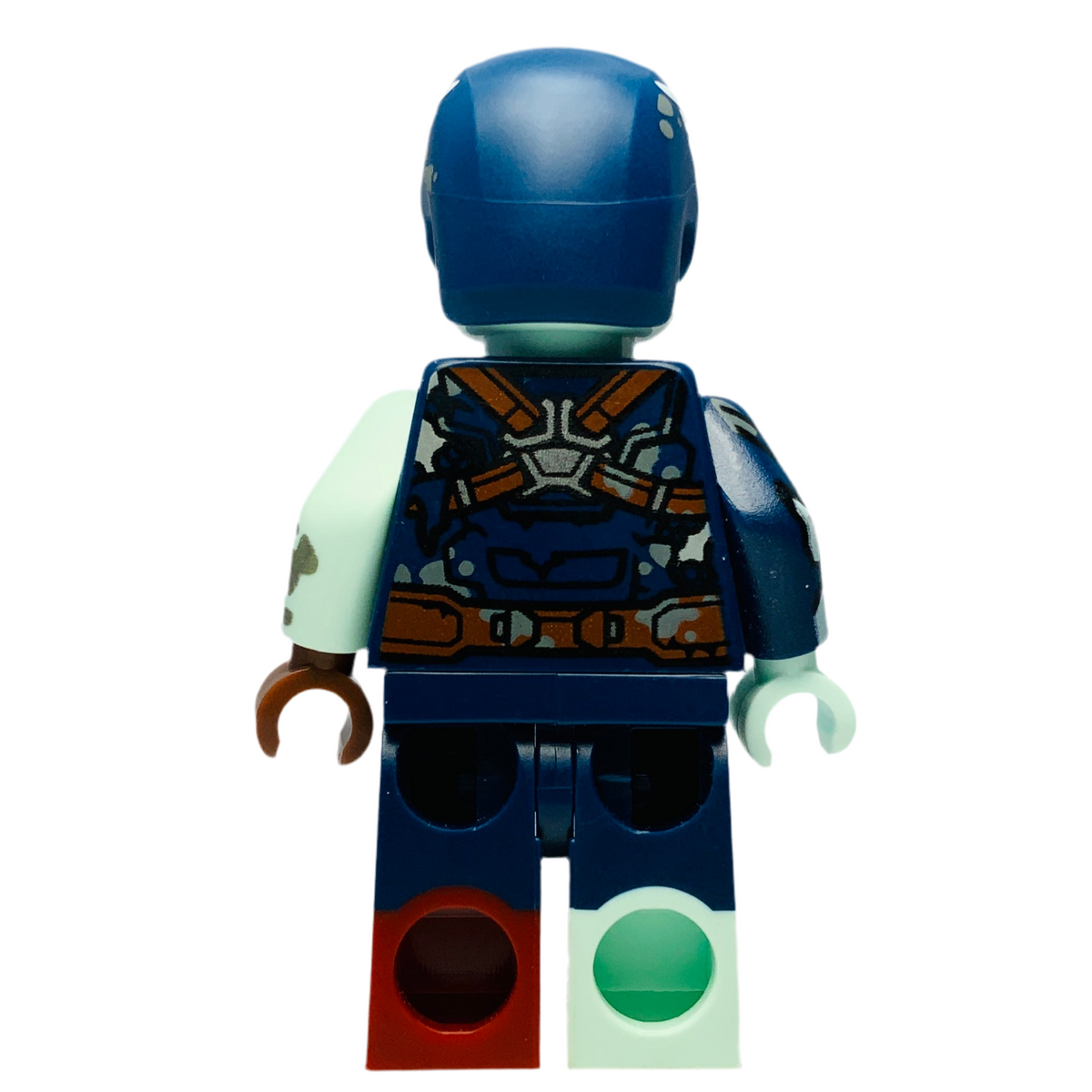 Zombie Captain America, colmar-9 - LEGO® Marvel Minifigure