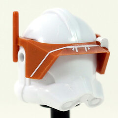 Detail Dark Orange Visor Style- CAC