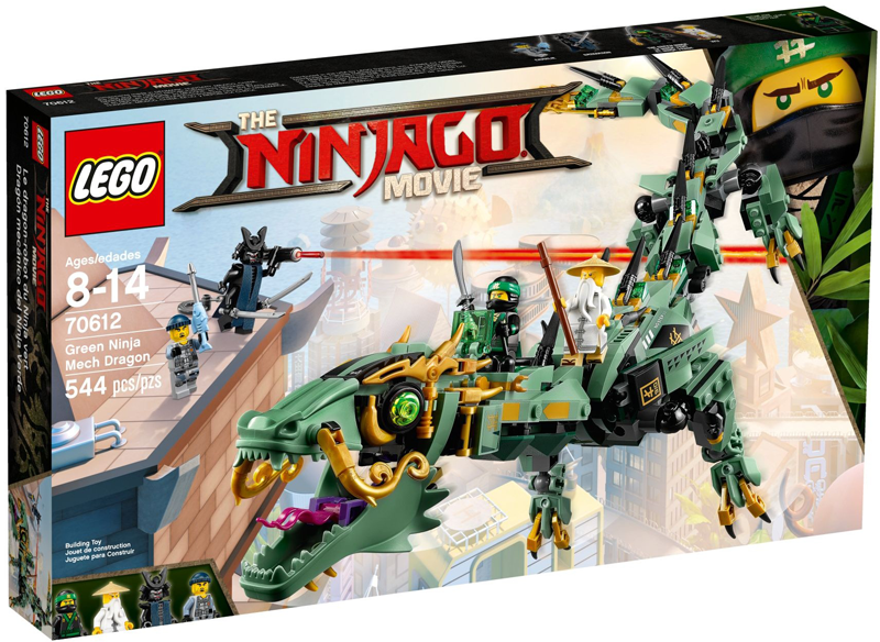 70612 - Green Ninja Mech Dragon - EMPTY BOX ONLY