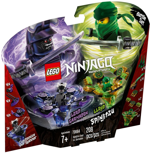 70664 - Spinjitzu Lloyd vs. Garmadon - EMPTY BOX ONLY