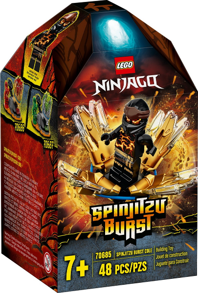 70685 - Spinjitzu Burst Cole - EMPTY BOX ONLY
