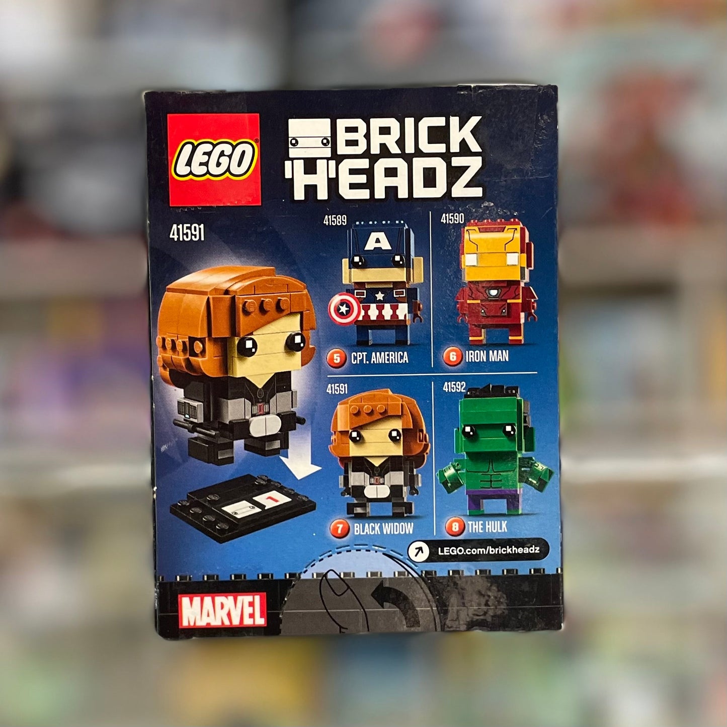 Black Widow, 41591 LEGO® BrickHeadz: Marvel Super Heroes Set