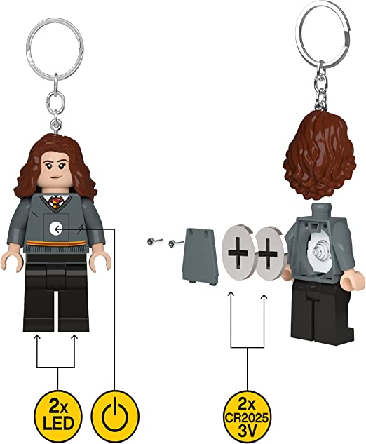 LEGO®Harry Potter Keychain Light - Hermione Granger - 3 Inch Tall Figure