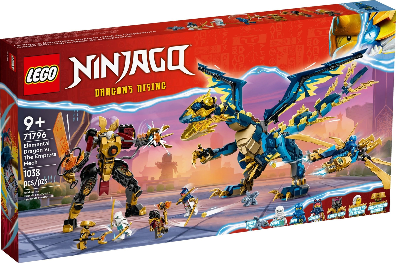 71796 - Elemental Dragon vs The Empress Mech - EMPTY BOX ONLY