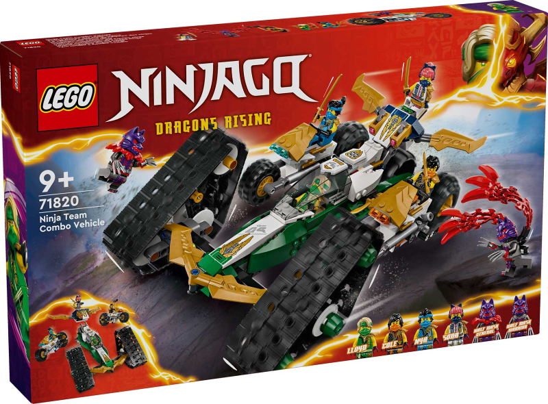 71820 - Ninja Team Combo Vehicle - EMPTY BOX ONLY