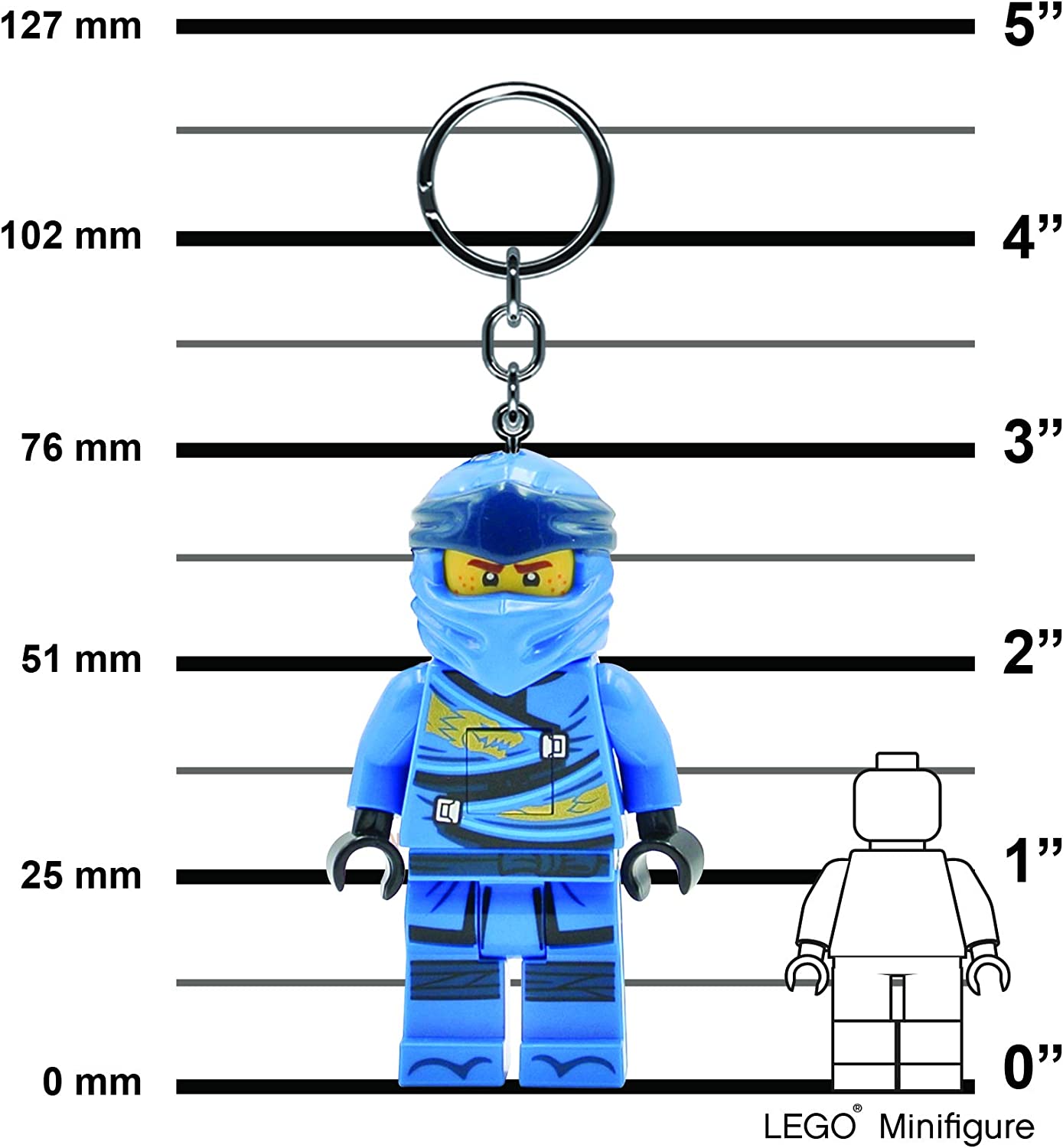LEGO® Ninjago Legacy Jay LED Keychain Light - 3 Inch Tall Figure