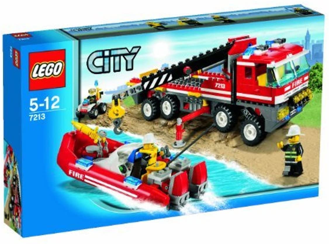 7213 - Off-Road Fire Truck & Fireboat - EMPTY BOX ONLY