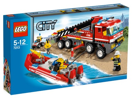 7213 - Off-Road Fire Truck & Fireboat - EMPTY BOX ONLY
