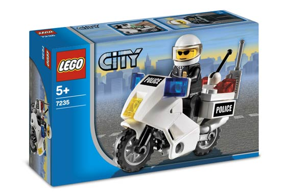 Police Motorcycle, 7235 - LEGO® City Set