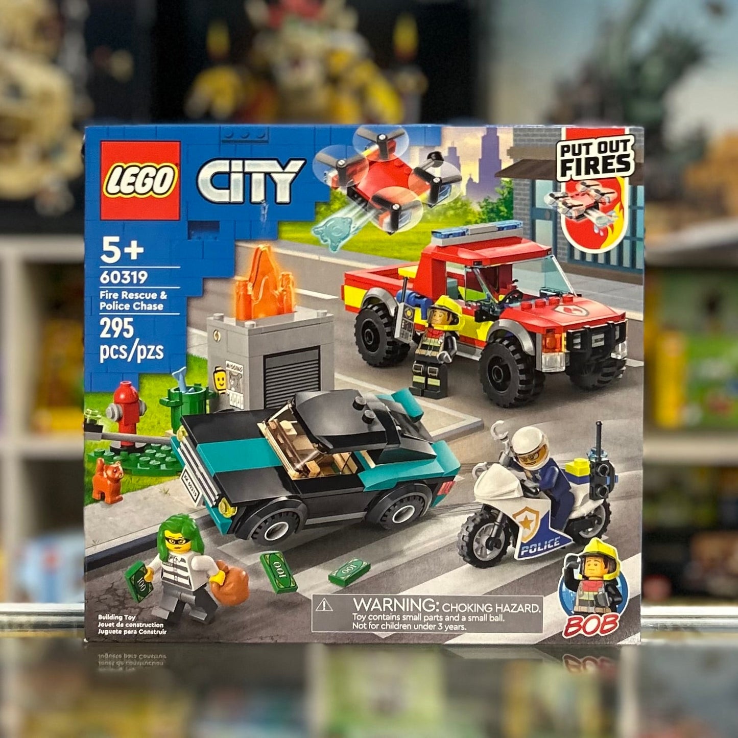 Fire Rescue & Police Chase, 60319 - LEGO® City Set