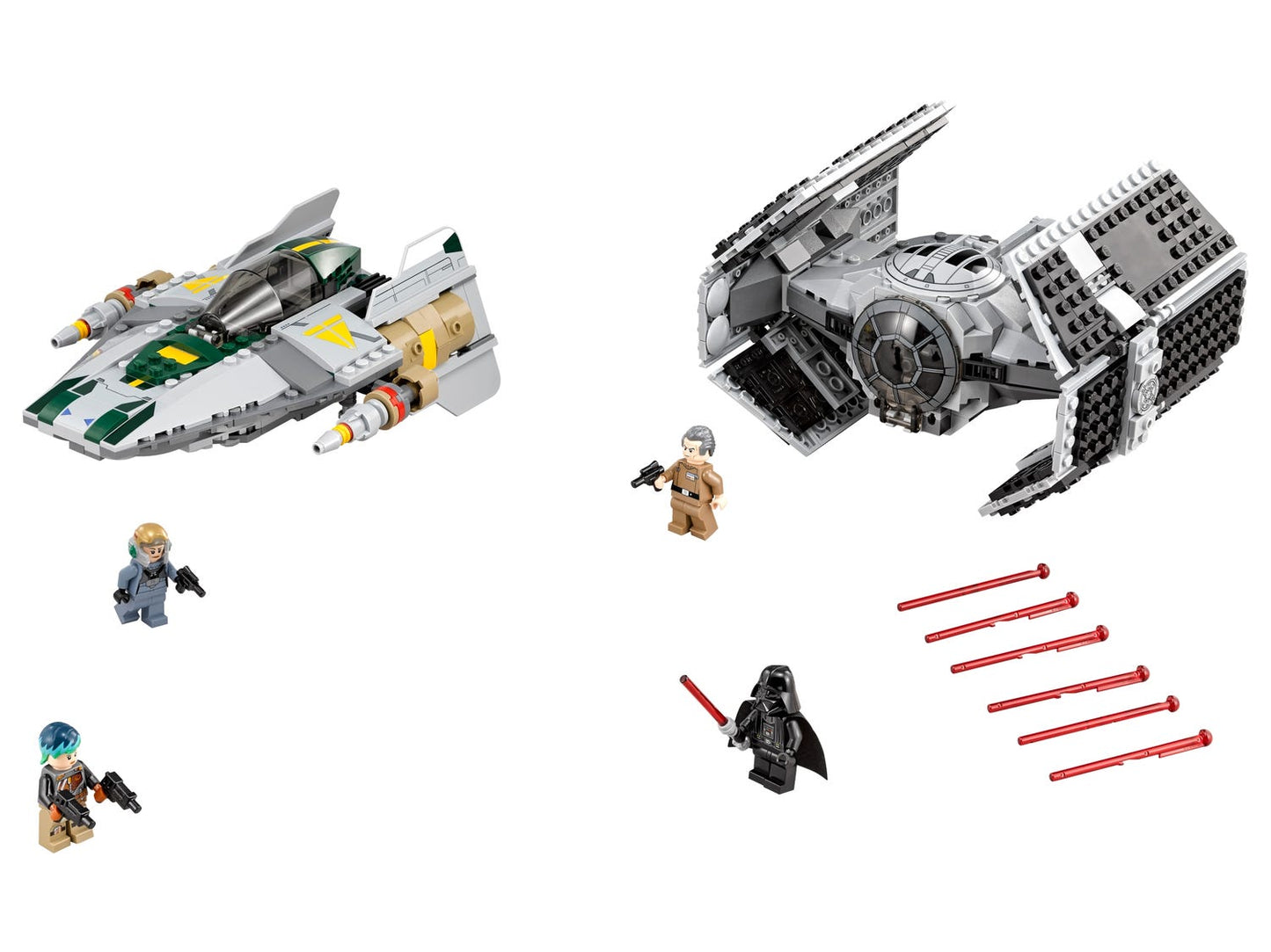 Vader's TIE Advanced vs. A-Wing Starfighter, 75150 - LEGO® Star Wars Set