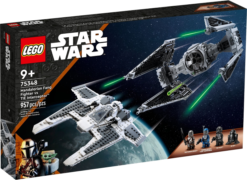 75348 - Mandalorian Fang Fighter vs. TIE Interceptor - EMPTY BOX ONLY