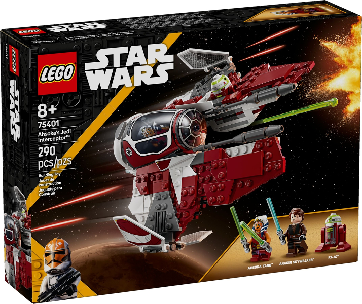 75401 - Ahsoka's Jedi Interceptor - EMPTY BOX ONLY
