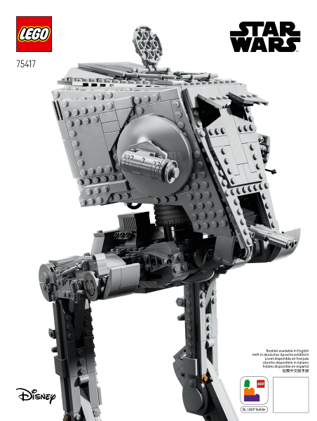 75417 - AT-ST Walker - UCS - INSTRUCTIONS ONLY