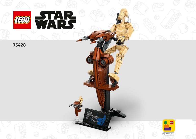 75428 - Battle Droid with STAP - INSTRUCTIONS ONLY