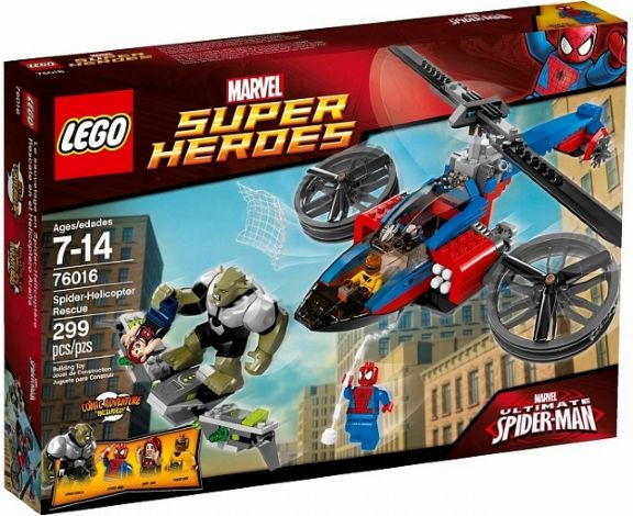 76016 - Spider-Helicopter Rescue - EMPTY BOX ONLY