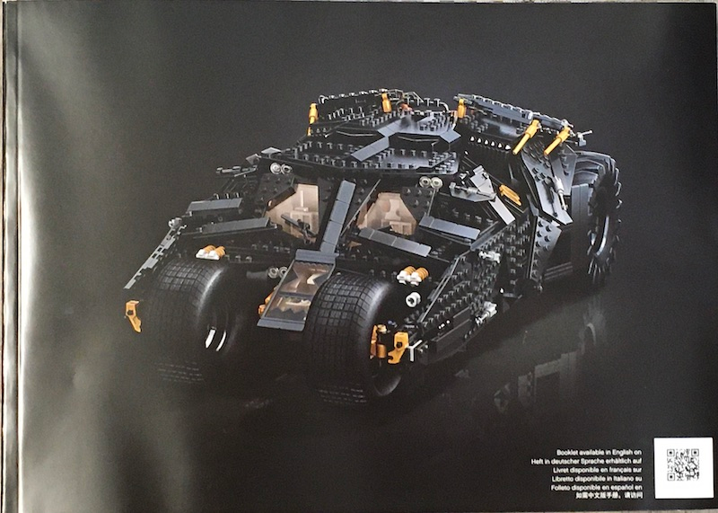76240-Batman Batmobile Tumbler - INSTRUCTIONS ONLY