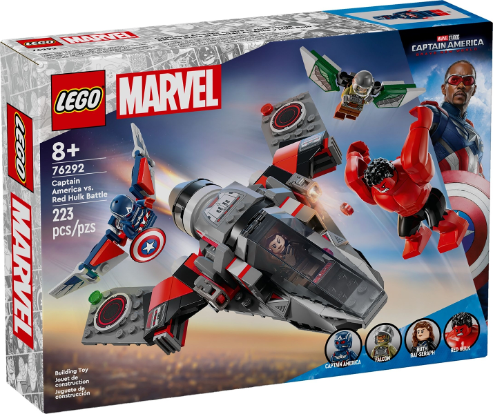 76292 - Captain America vs. Red Hulk Battle - EMPTY BOX ONLY