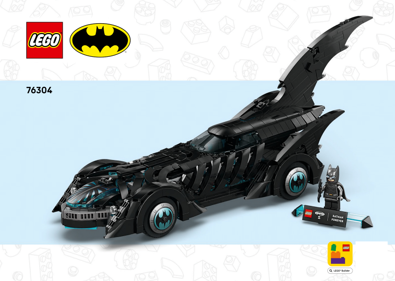 76304-Batman Forever Batmobile - INSTRUCTIONS ONLY