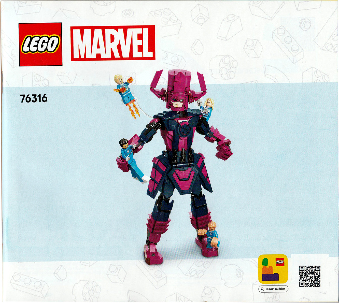 76316 - Fantastic Four vs. Galactus Construction Figure - INSTRUCTIONS ONLY