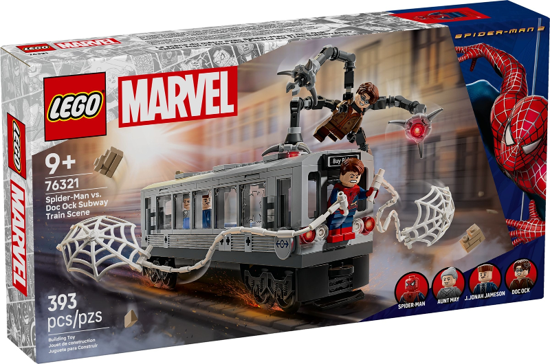 76321 - Spider-Man vs. Doc Ock Subway Train Scene - EMPTY BOX ONLY