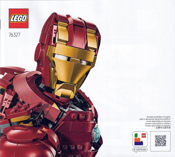 76327 - Iron Man MK4 Bust - INSTRUCTIONS ONLY