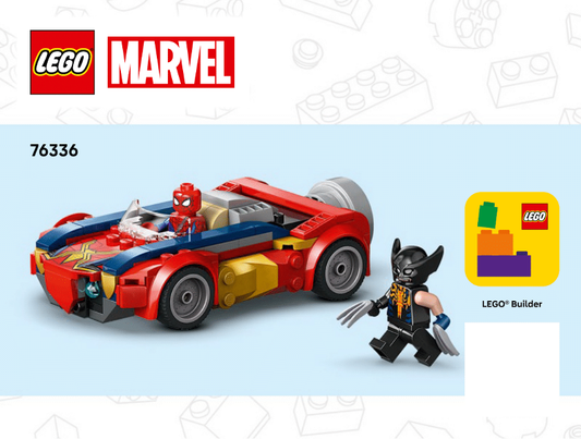 76336 - Spider-Man Car vs. Venomized Wolverine - INSTRUCTIONS ONLY