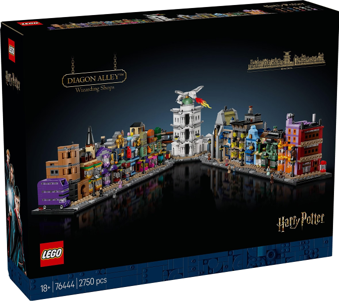 76444 - Diagon Alley Wizarding Shops - EMPTY BOX ONLY