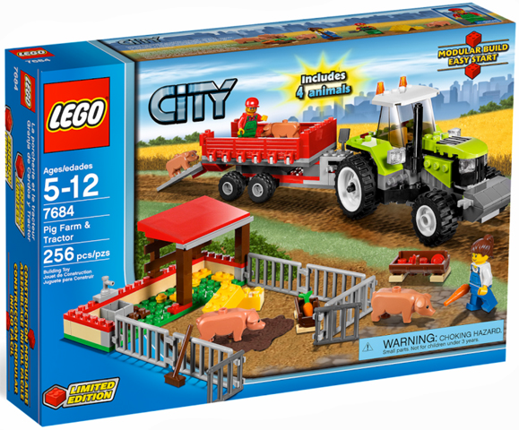 7684 - Pig Farm & Tractor - EMPTY BOX ONLY