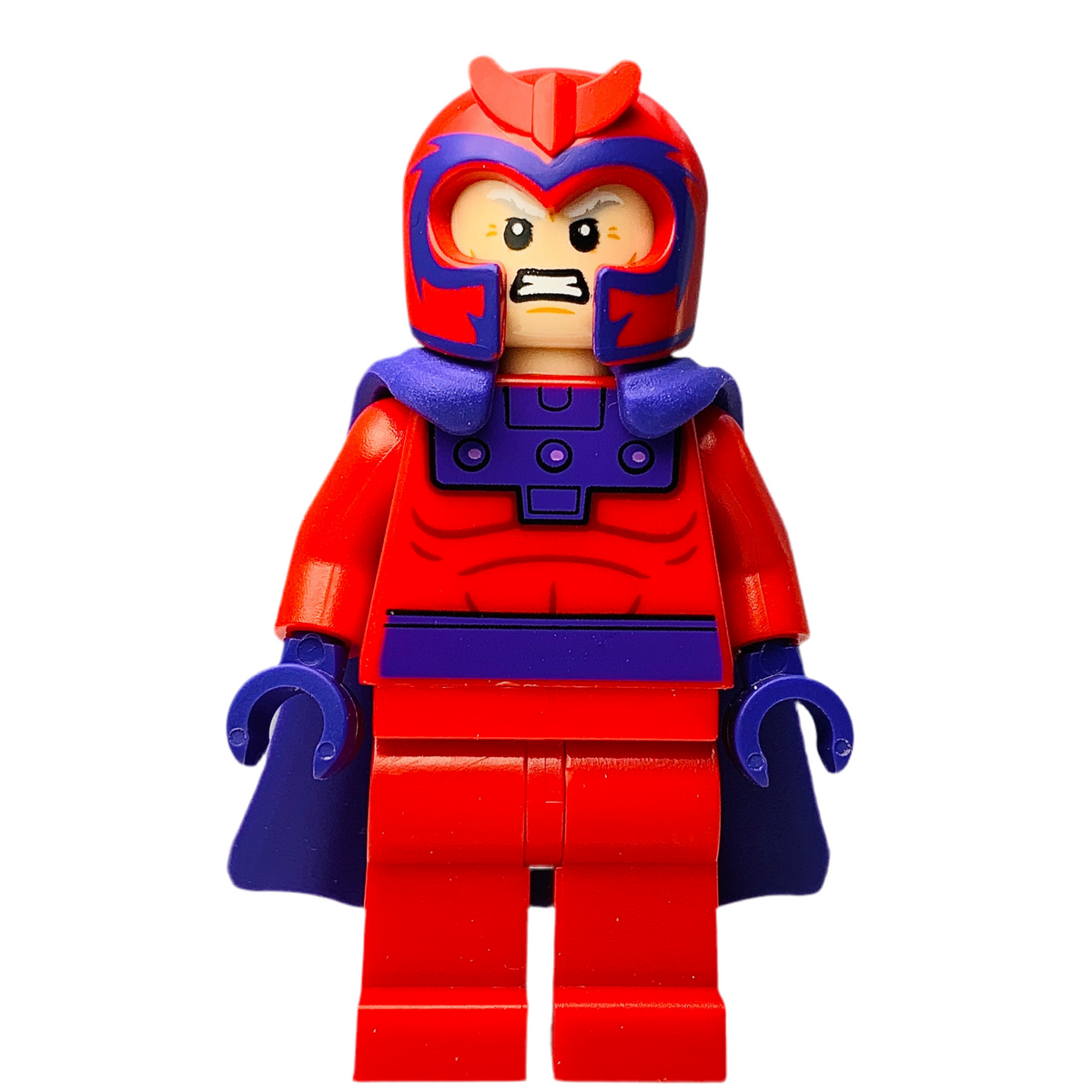 Magneto - Red Outfit, Flexible Rubber Cape, sh0997 - LEGO® Marvel Minifigure