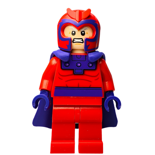 Magneto - Red Outfit, Flexible Rubber Cape, sh0997 - LEGO® Marvel Minifigure