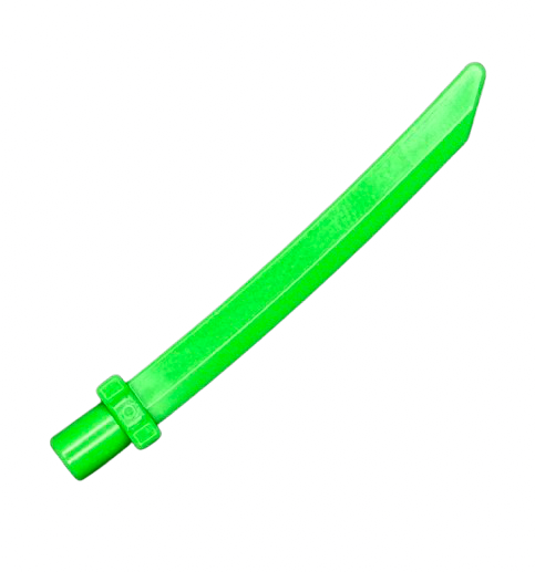 Minifigure, Weapon Sword Blade with Bar, Square Crossguard, Part #37341c