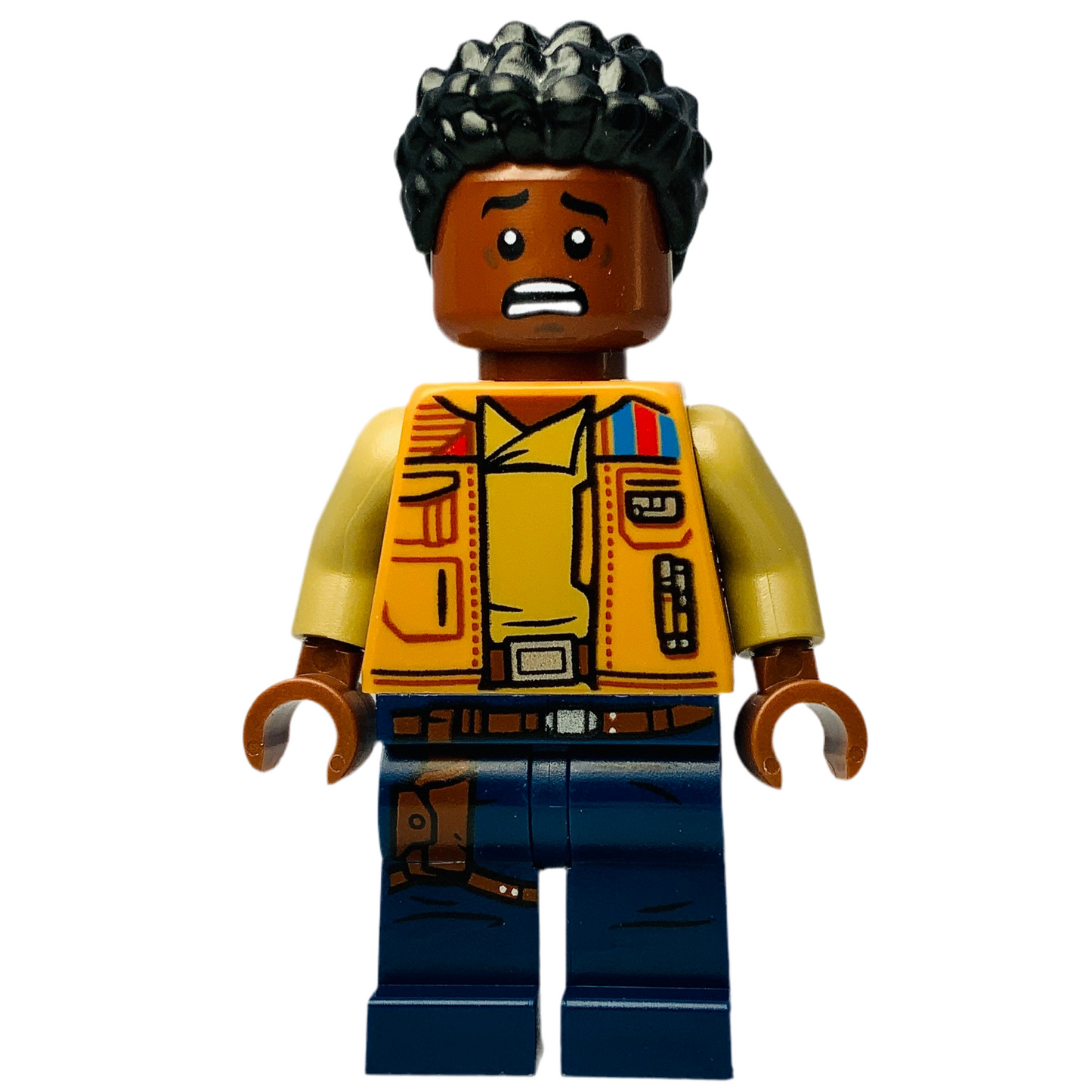 Finn, Medium Nougat Jacket, Dark Blue Legs with Holster, sw1066 - LEGO® Star Wars Minifigure