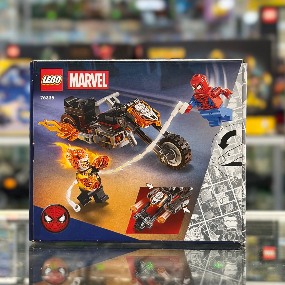 Spider-Man vs. Ghost Rider Motorcycle, 76335 - LEGO® Superheroes Set