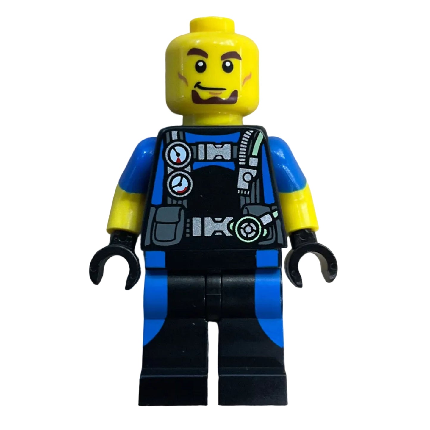 Scuba Diver, Male, Blue, cty0617 - LEGO® City Minifigure
