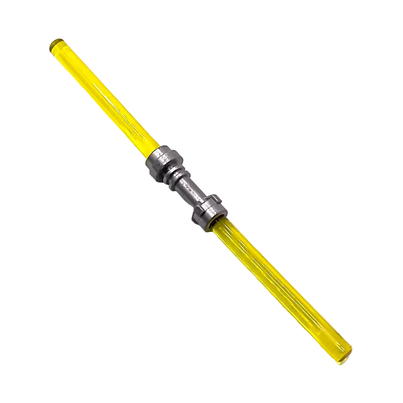 Star Wars Double-bladed Lightsaber Blade (Multiple Colors) with Metallic Silver Hilt, Part# 64567 + 30374 + 30374