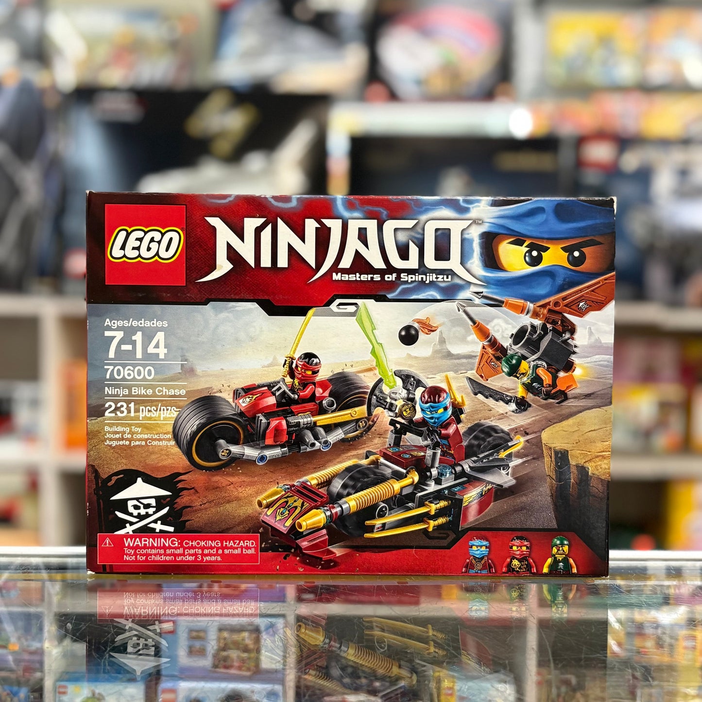 70600 - Ninja Bike Chase - EMPTY BOX ONLY