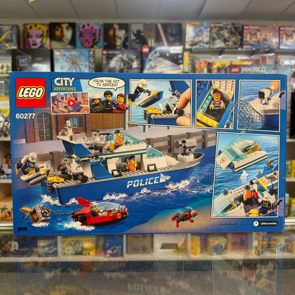 Police Patrol Boat, 60277 - LEGO® City Set