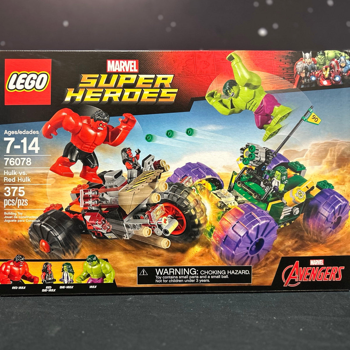 76078 - Hulk vs. Red Hulk - EMPTY BOX ONLY