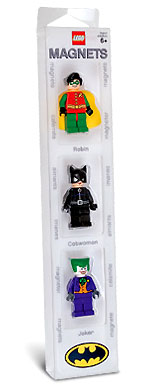LEGO® Magnet Set, Minifigures Batman - Robin, Catwoman, Joker 851689