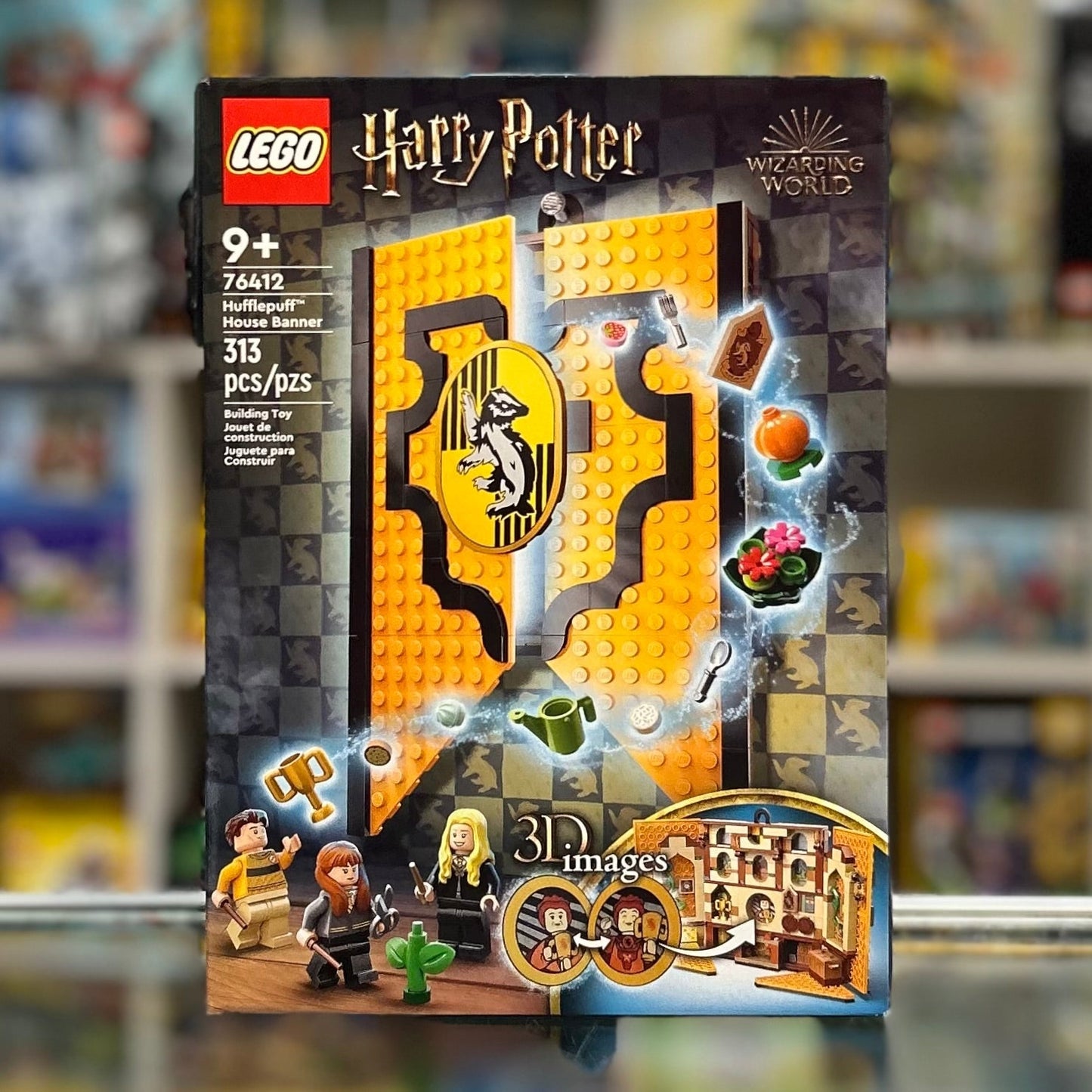 76412 - Hufflepuff House Banner - EMPTY BOX ONLY
