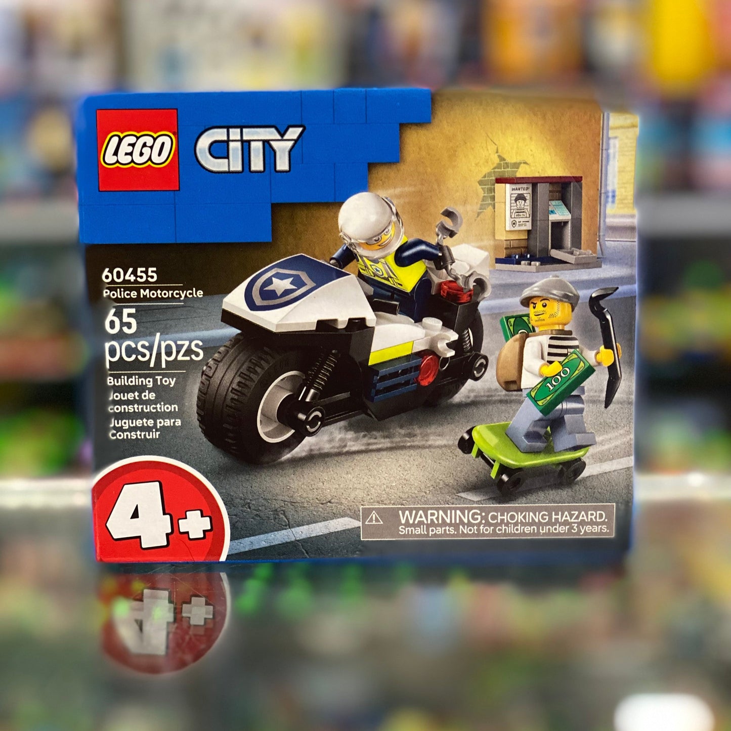 Police Motorcycle Chase - 60455, LEGO® City Set
