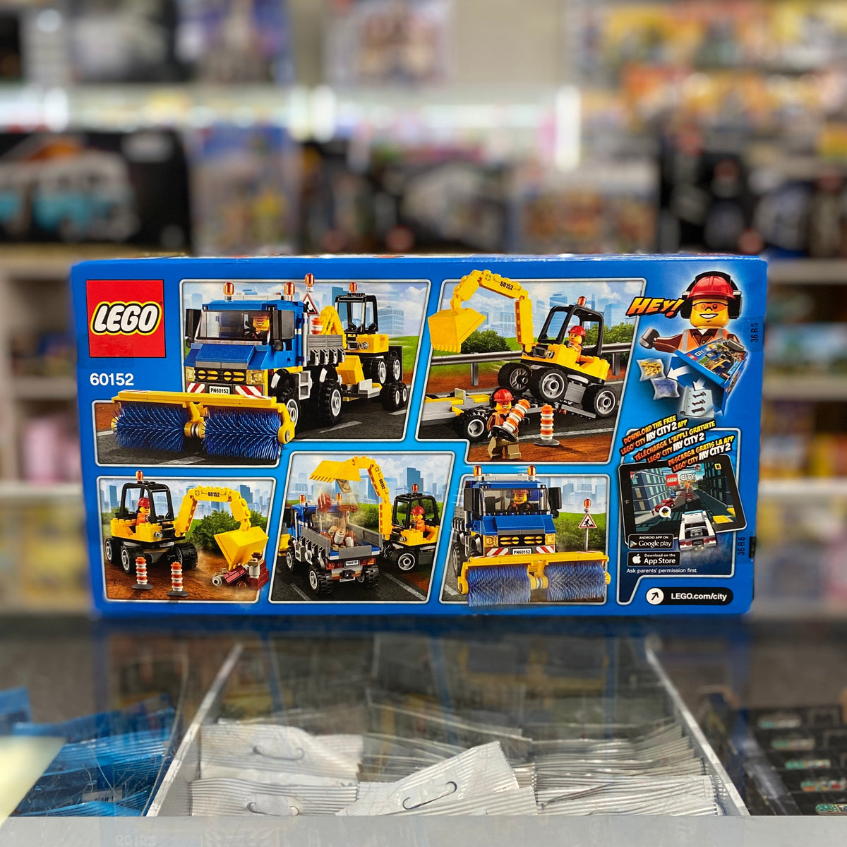 Sweeper & Excavator, 60152- LEGO® City Set