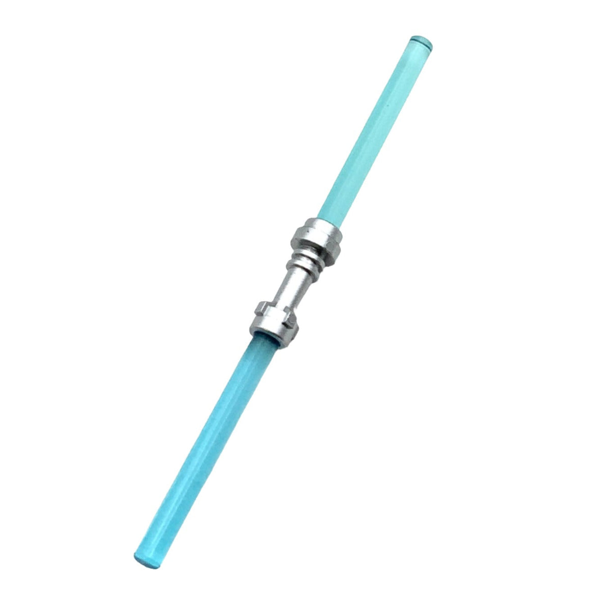 Star Wars Double-bladed Lightsaber Blade (Multiple Colors) with Metallic Silver Hilt, Part# 64567 + 30374 + 30374