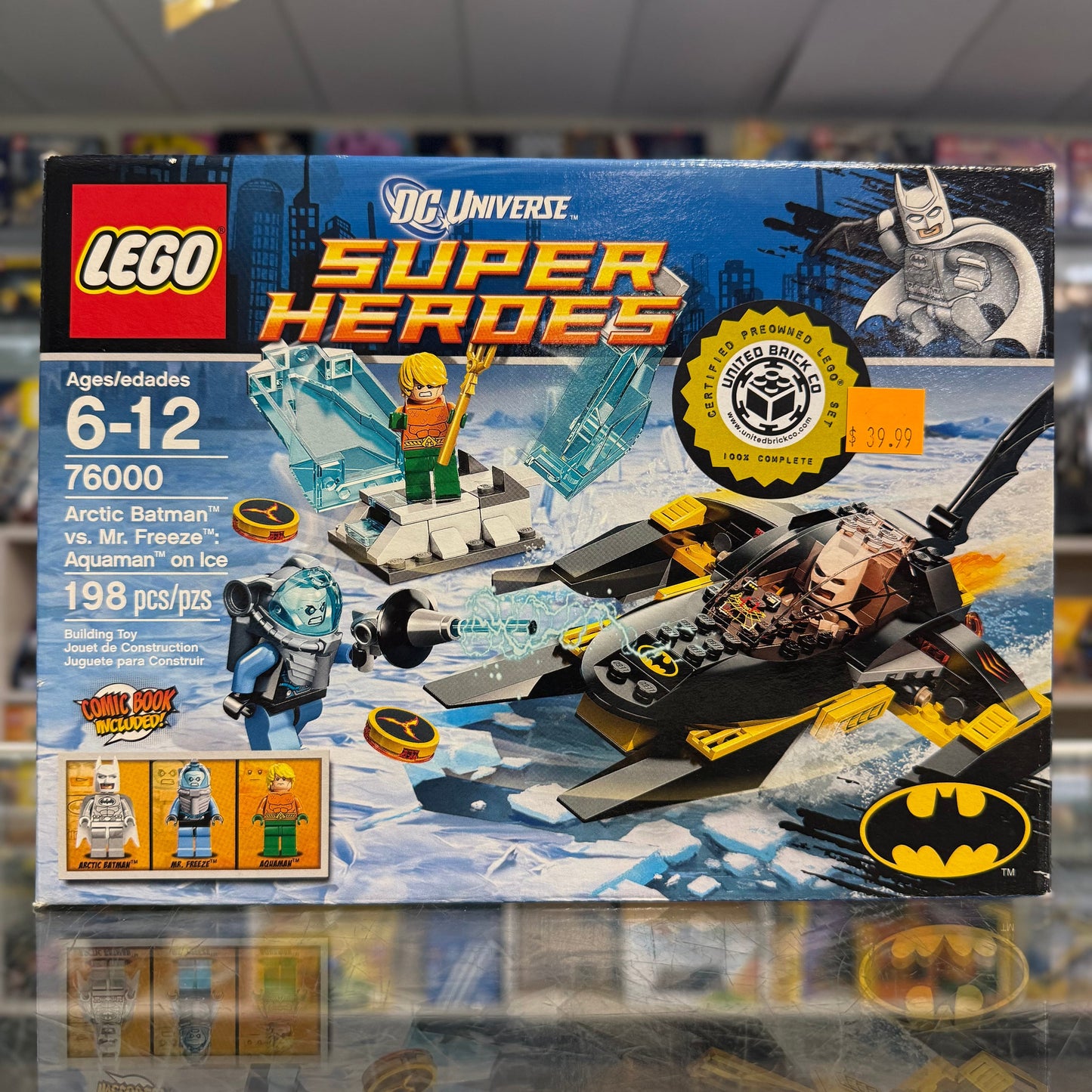 76000 - Arctic Batman vs. Mr. Freeze: Aquaman on Ice - EMPTY BOX ONLY