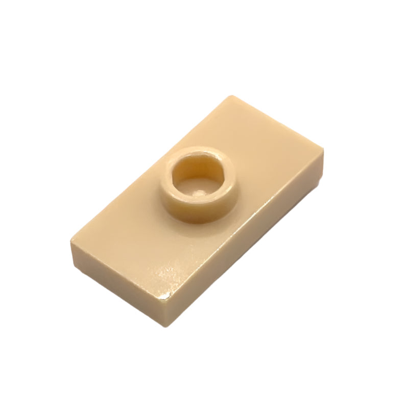 Plate, Modified 1 x 2 with 1 Stud with Groove and Bottom Stud Holder (Jumper), Part# 15573